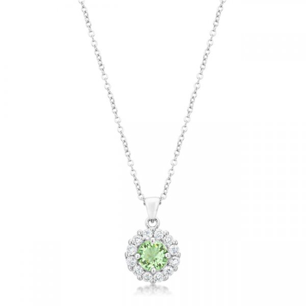 Bella Bridal Pendant in Peridot